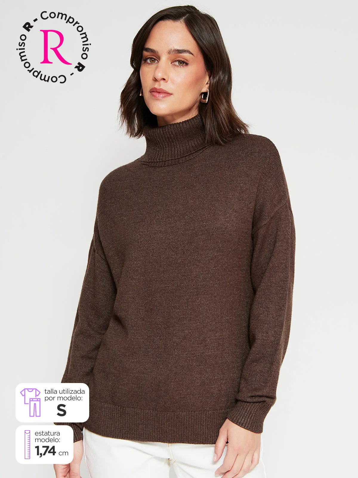 SWEATER MUJER REGATTA MANGA LARGA RAYADO - 1