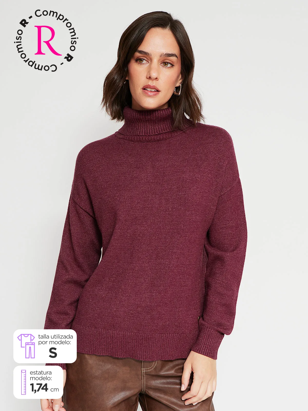SWEATER MUJER REGATTA MANGA LARGA RAYADO - 1