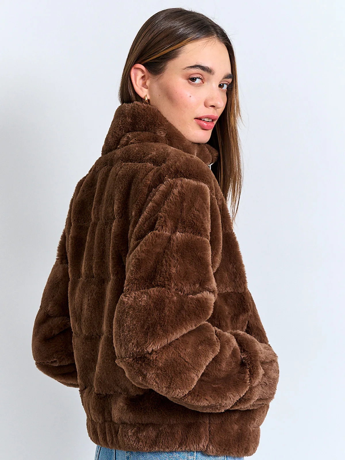 CHAQUETA MUJER INDEX PELUDA - 2