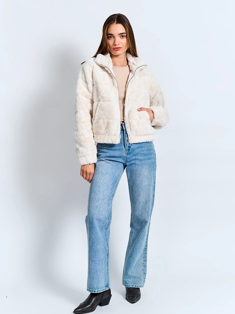 CHAQUETA MUJER INDEX PELUDA - 4