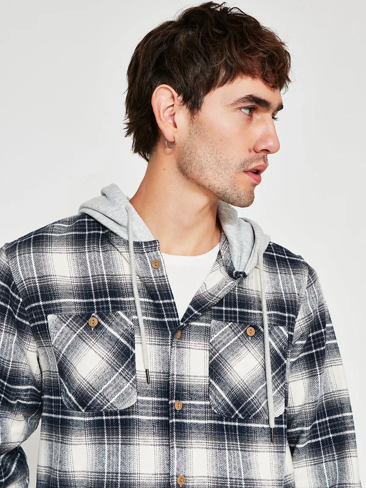 SOBRECAMISA HOMBRE CLOUDBREAK ALGODÓN HOODIE FRANELA - 3