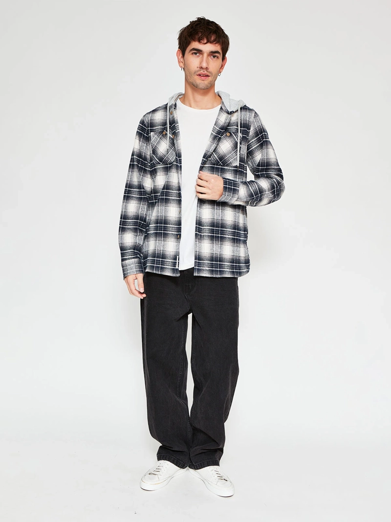 SOBRECAMISA HOMBRE CLOUDBREAK ALGODÓN HOODIE FRANELA - 4