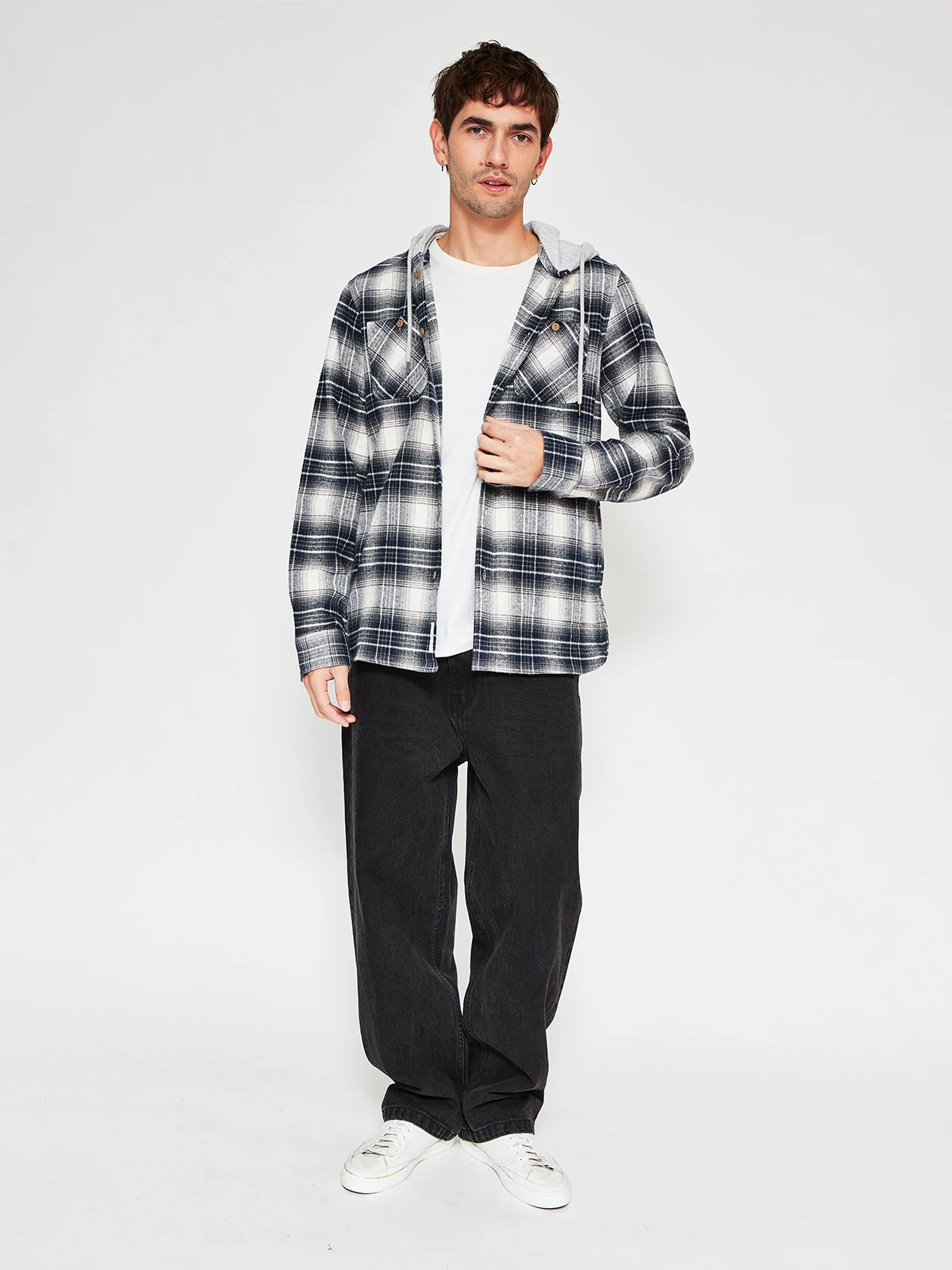 SOBRECAMISA HOMBRE CLOUDBREAK ALGODÓN HOODIE FRANELA - 4