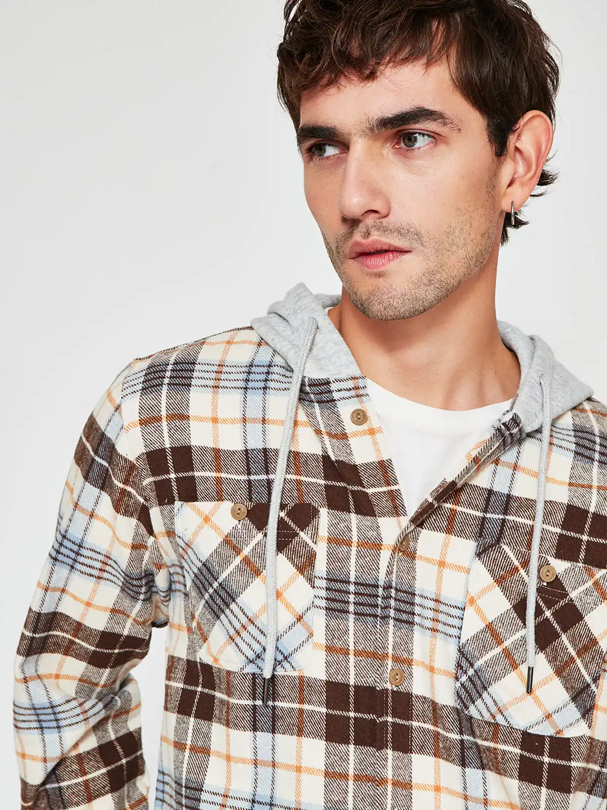 SOBRECAMISA HOMBRE CLOUDBREAK ALGODÓN HOODIE FRANELA - 3
