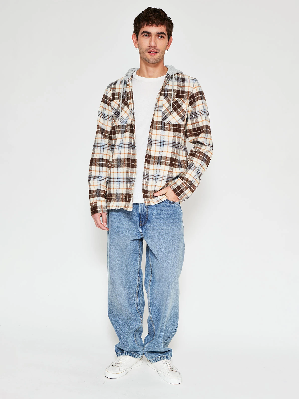 SOBRECAMISA HOMBRE CLOUDBREAK ALGODÓN HOODIE FRANELA - 4