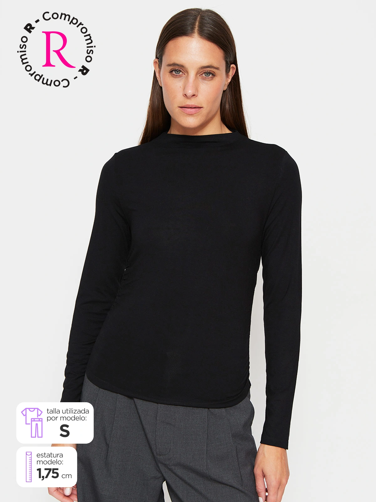 POLERA MUJER MARQUIS RECOGIDO - 1