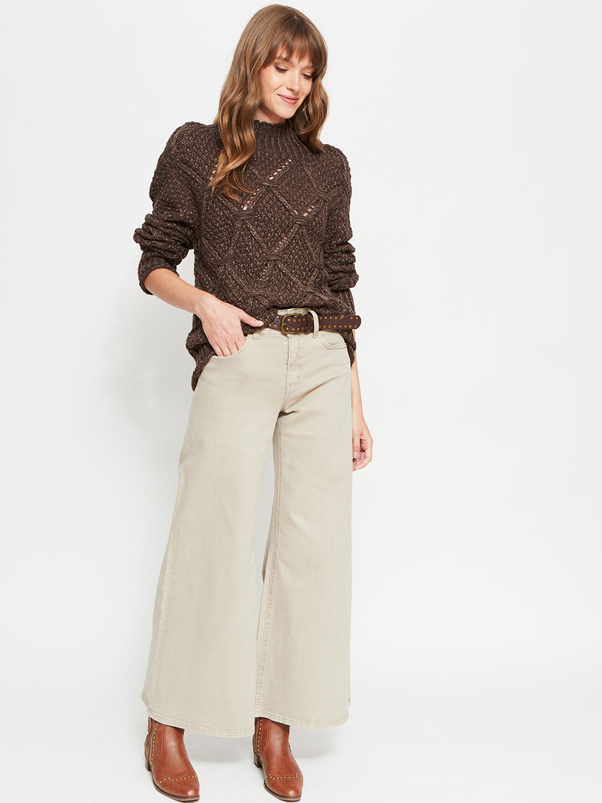 SWEATER MUJER TATIENNE ROMBOS - 4