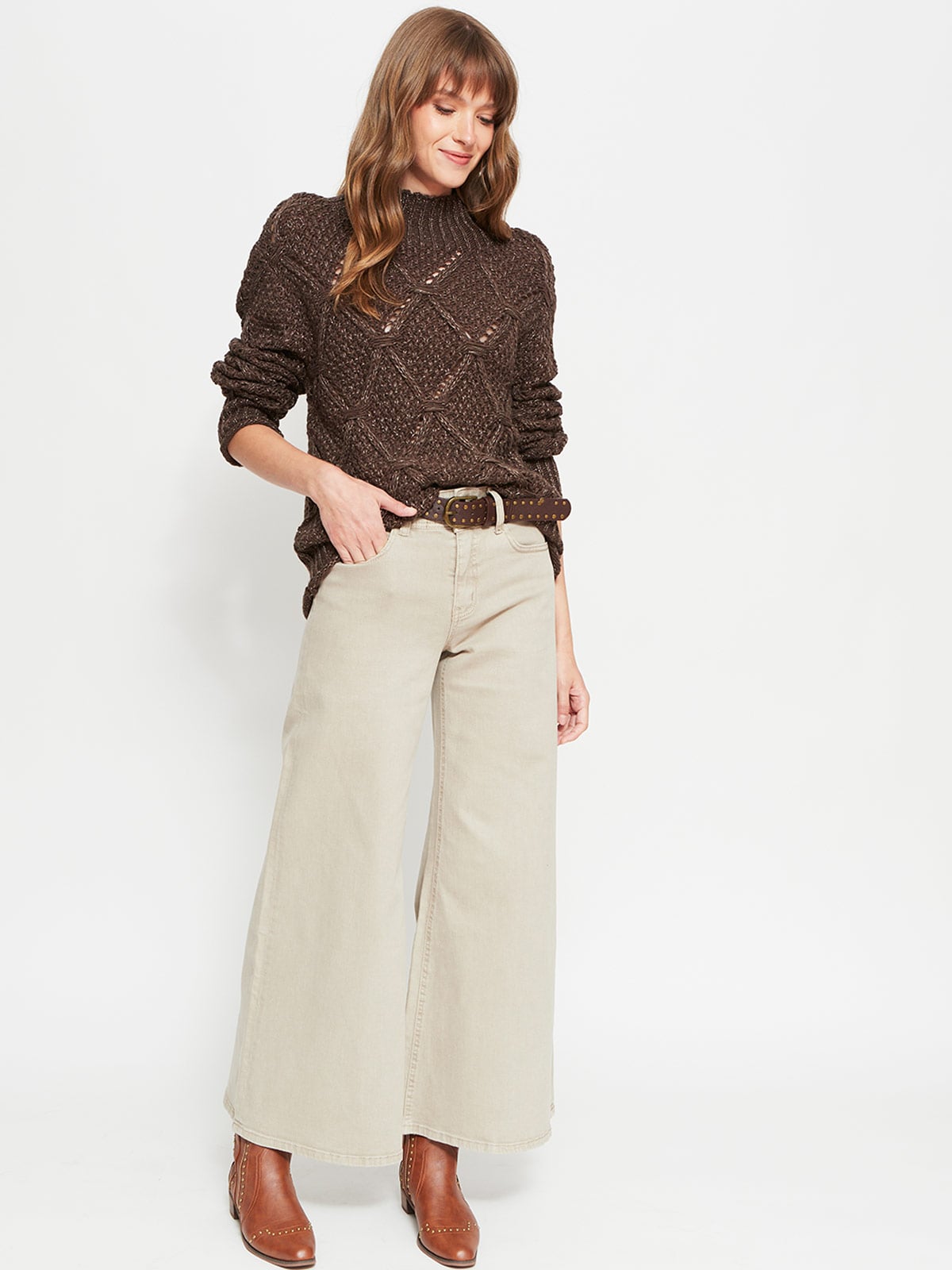 SWEATER MUJER TATIENNE ROMBOS - 4