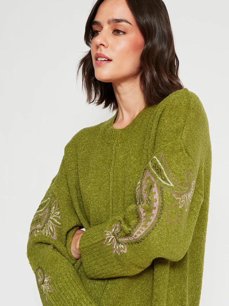 SWEATER MUJER TATIENNE BORDADO - 3