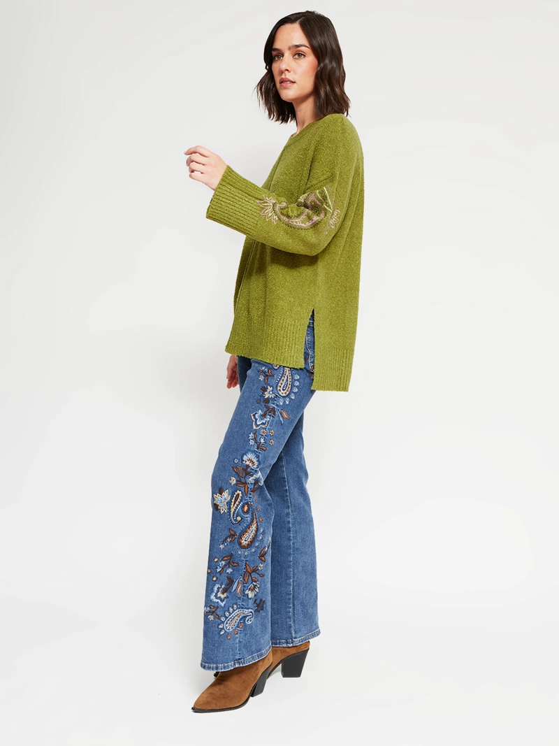 SWEATER MUJER TATIENNE BORDADO - 4