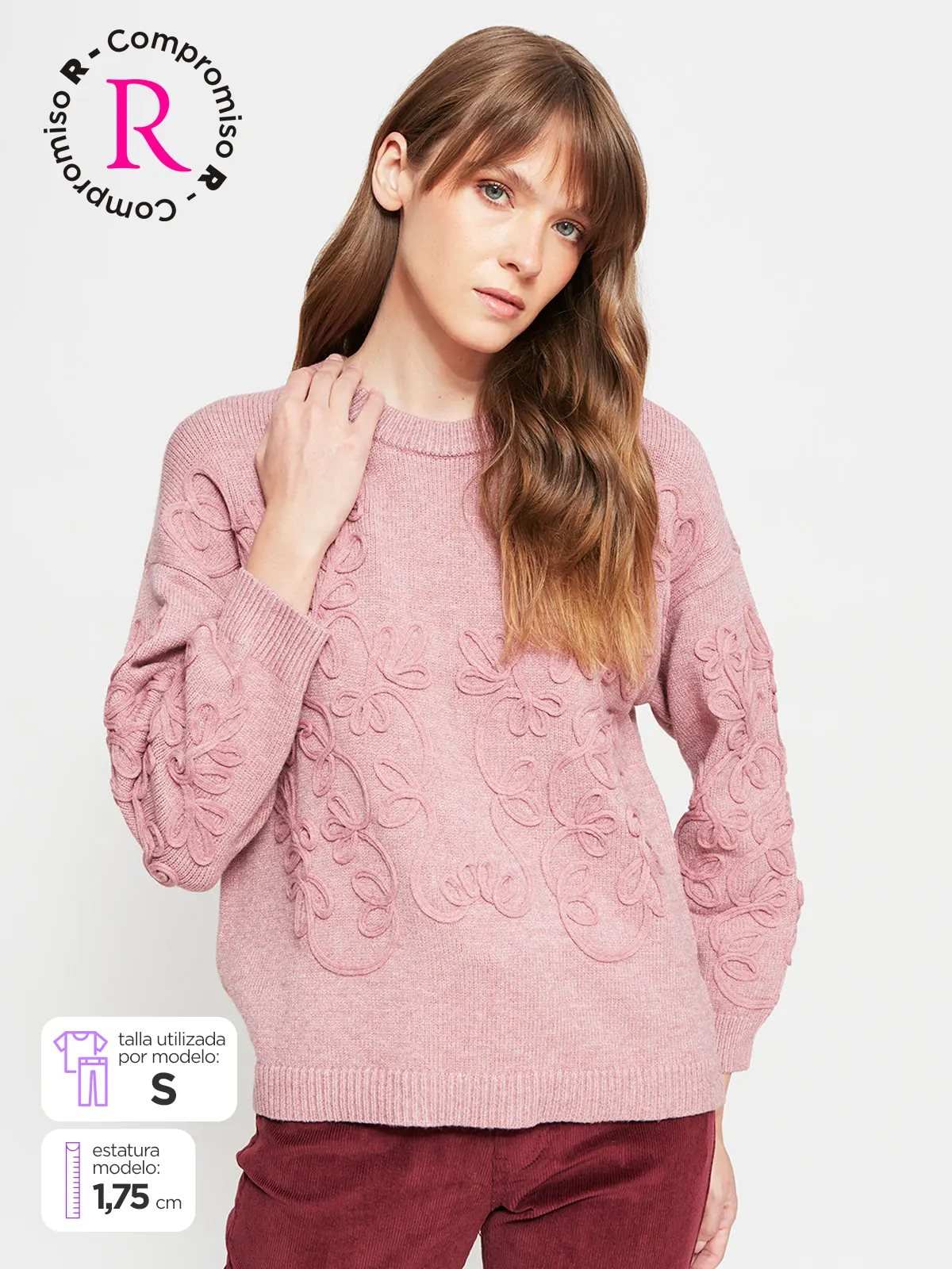 SWEATER MUJER TATIENNE CUELLO REDONDO - 1