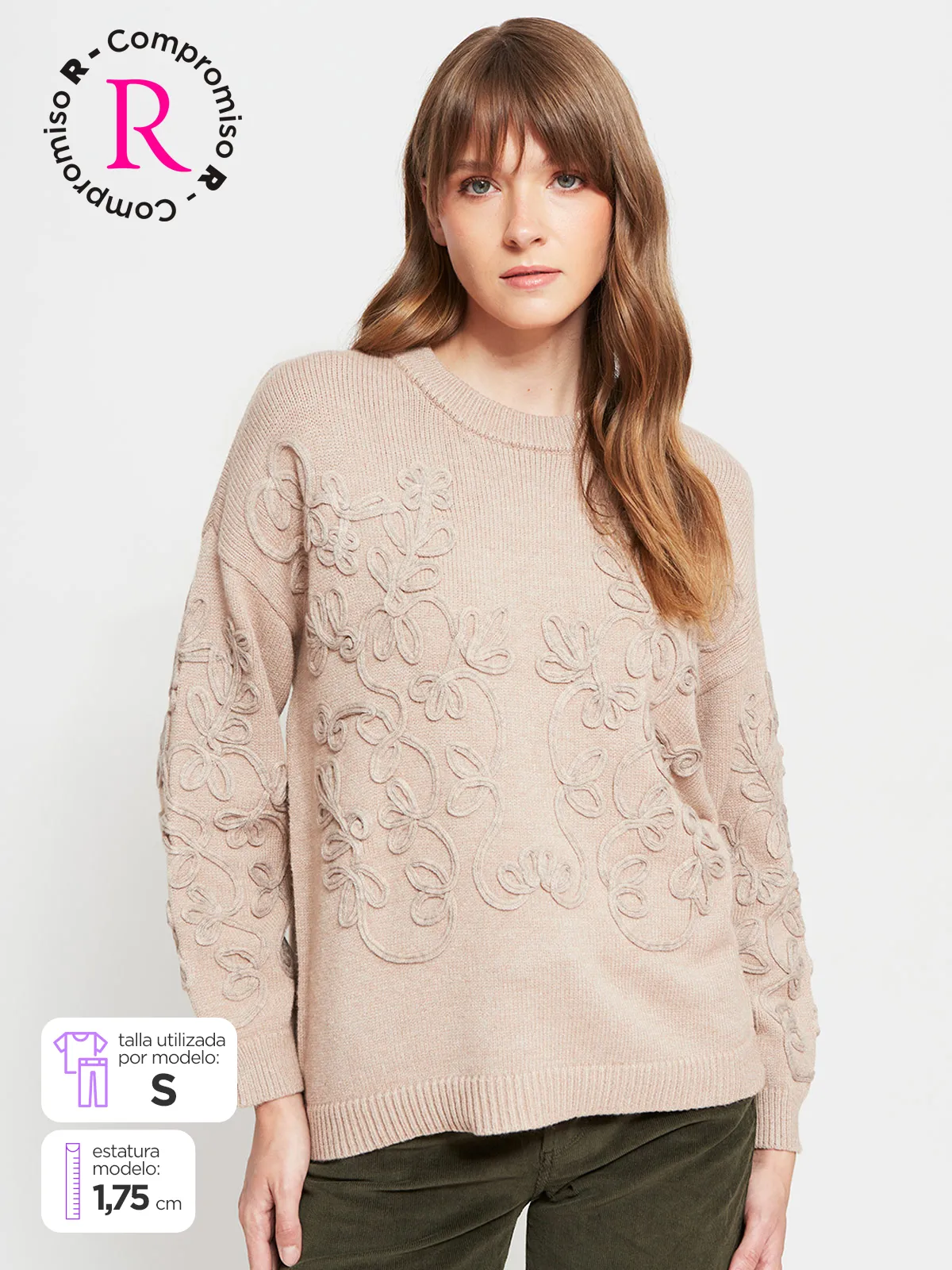 SWEATER MUJER TATIENNE CUELLO REDONDO - 1