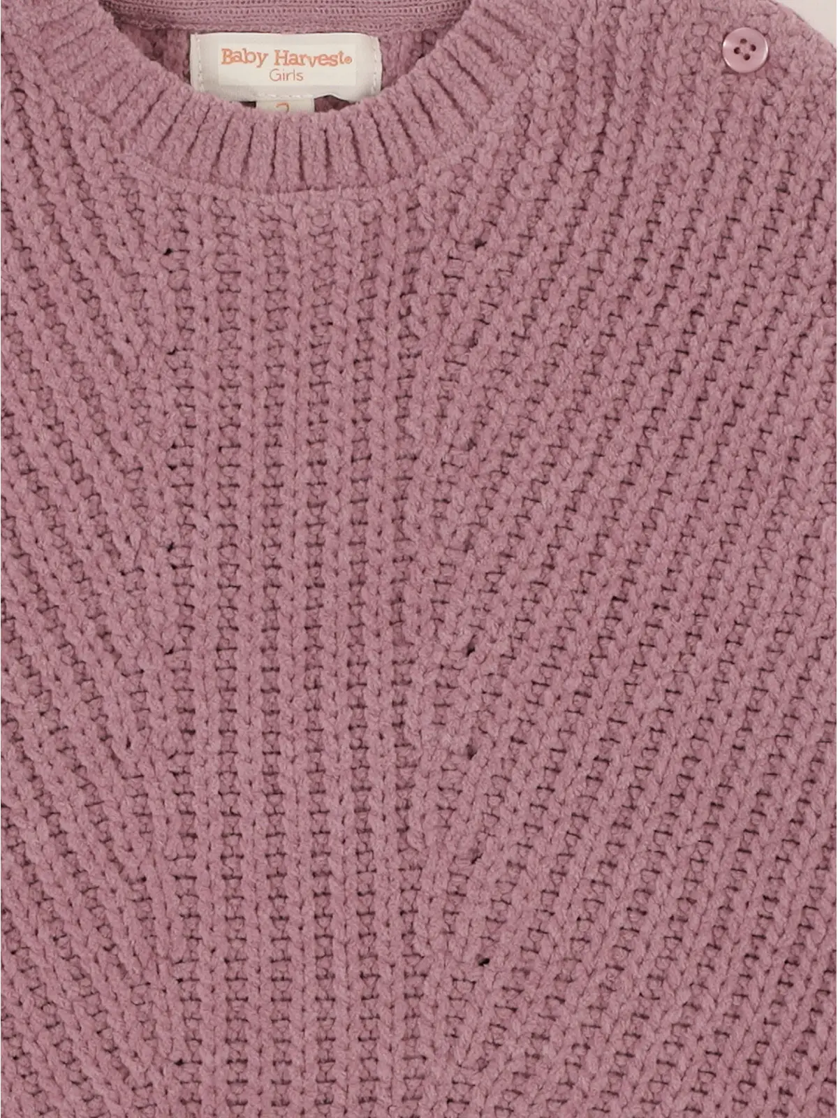 SWEATER NIÑA BABY HARVEST CINTAS A LOS LADOS - 3