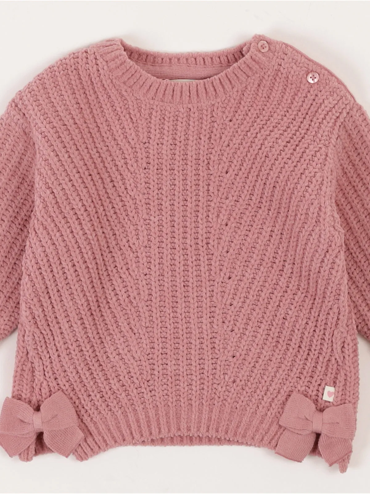 SWEATER NIÑA BABY HARVEST CINTAS A LOS LADOS - 3