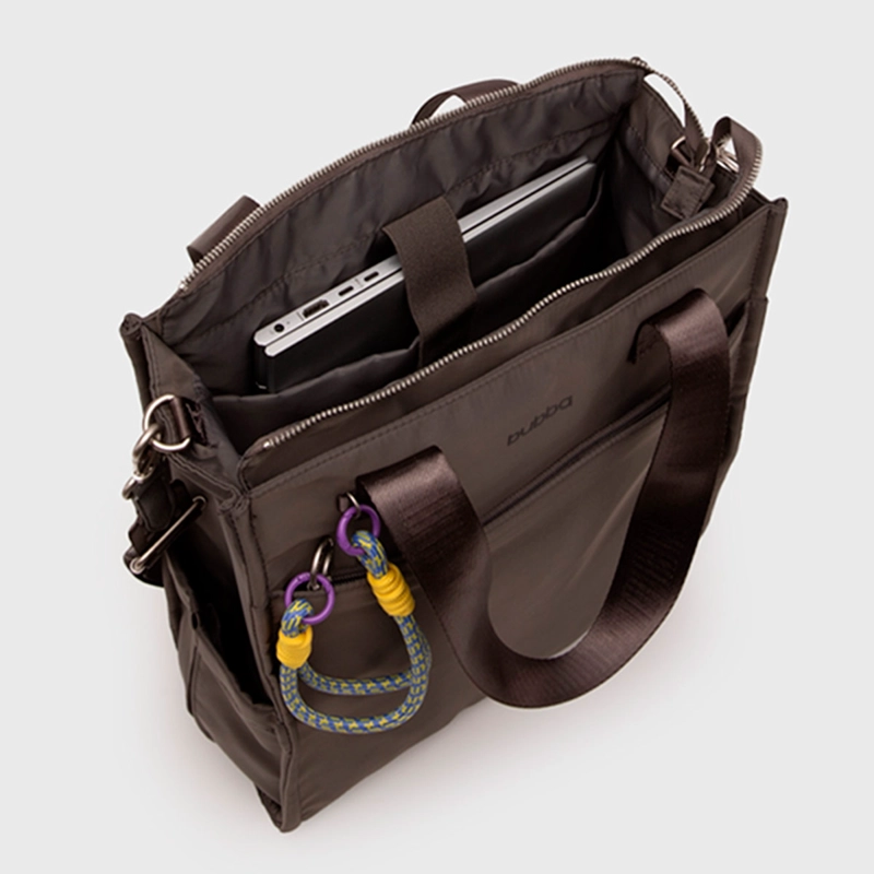 CARTERA TOTE BUBBA ONTARIO GRIS - 4