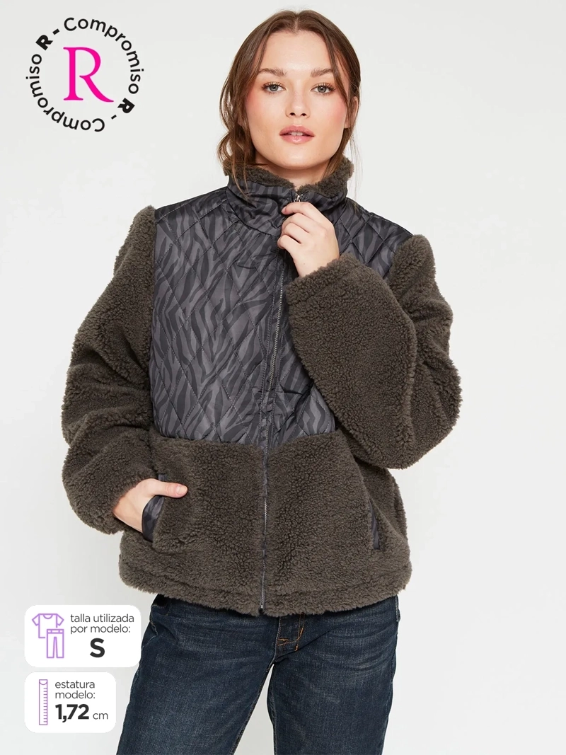 CHAQUETA MUJER BARBADOS SHERPA