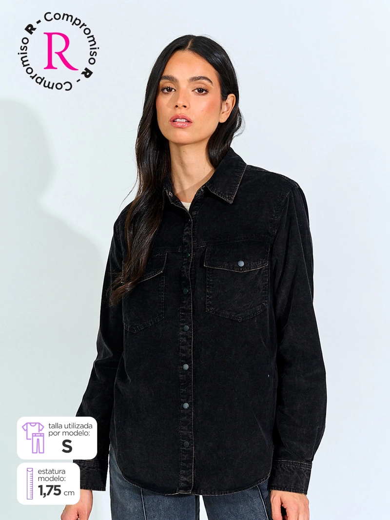 SOBRECAMISA MUJER BARBADOS ALGODÓN MANGA LARGA - 1