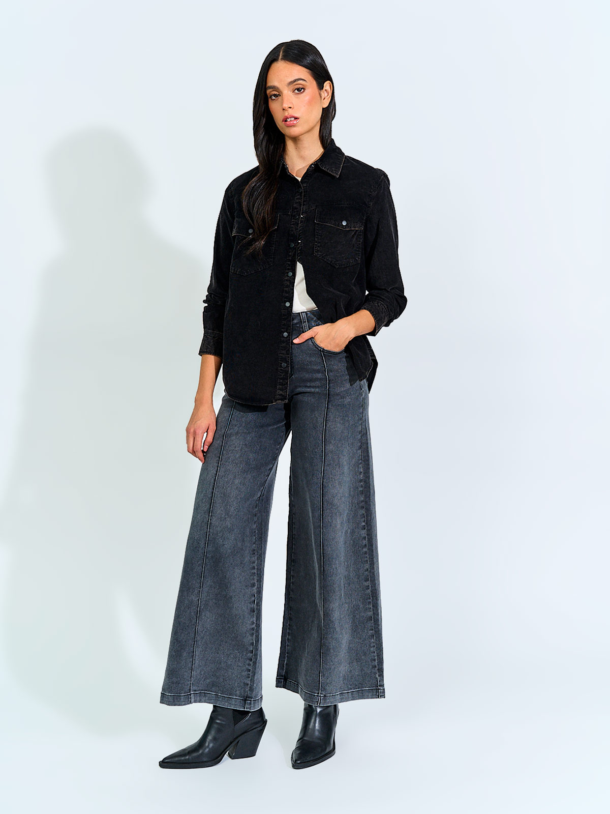 SOBRECAMISA MUJER BARBADOS ALGODÓN MANGA LARGA - 4