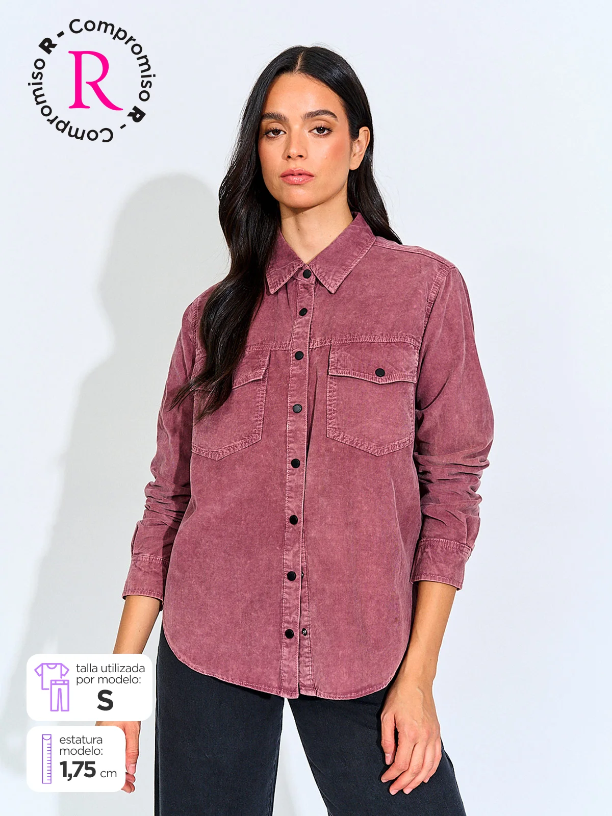 SOBRECAMISA MUJER BARBADOS ALGODÓN MANGA LARGA - 1