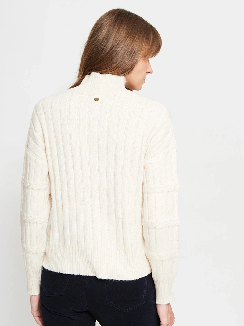 SWEATER MUJER REGATTA MANGA LARGA TRENZADO - 2