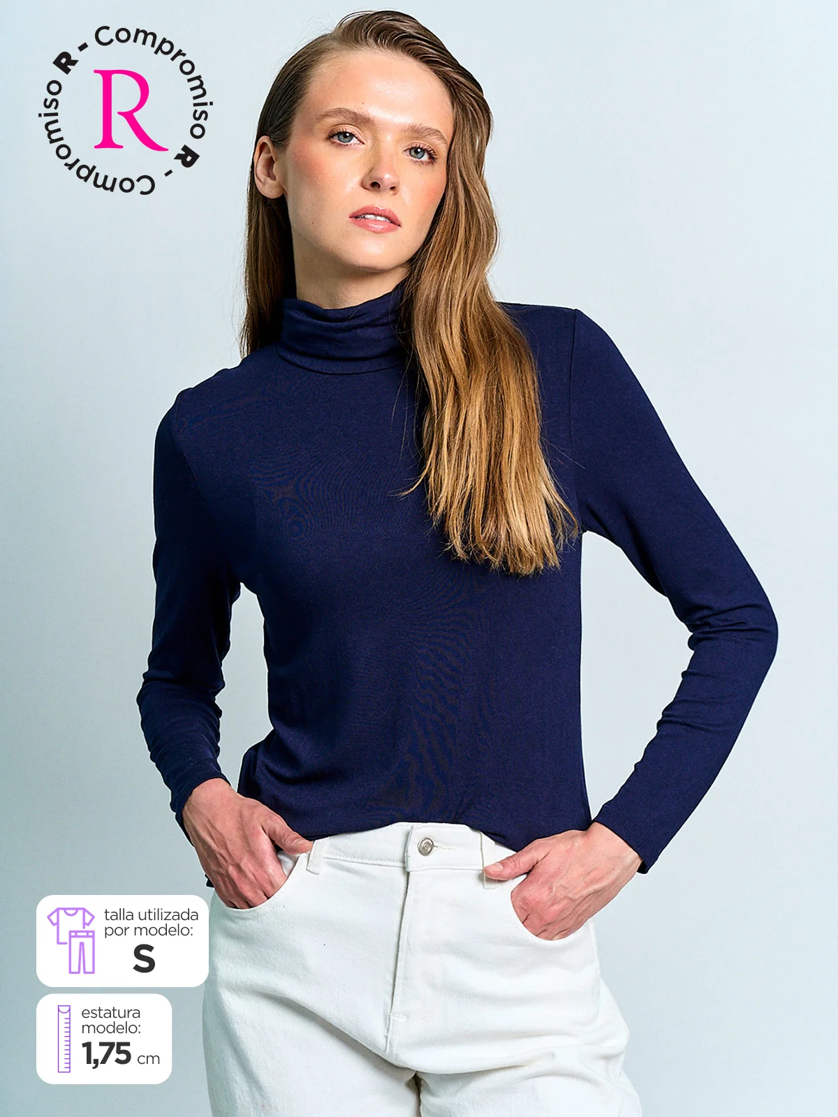 POLERA MUJER MARQUIS CUELLO BEATLE - 1