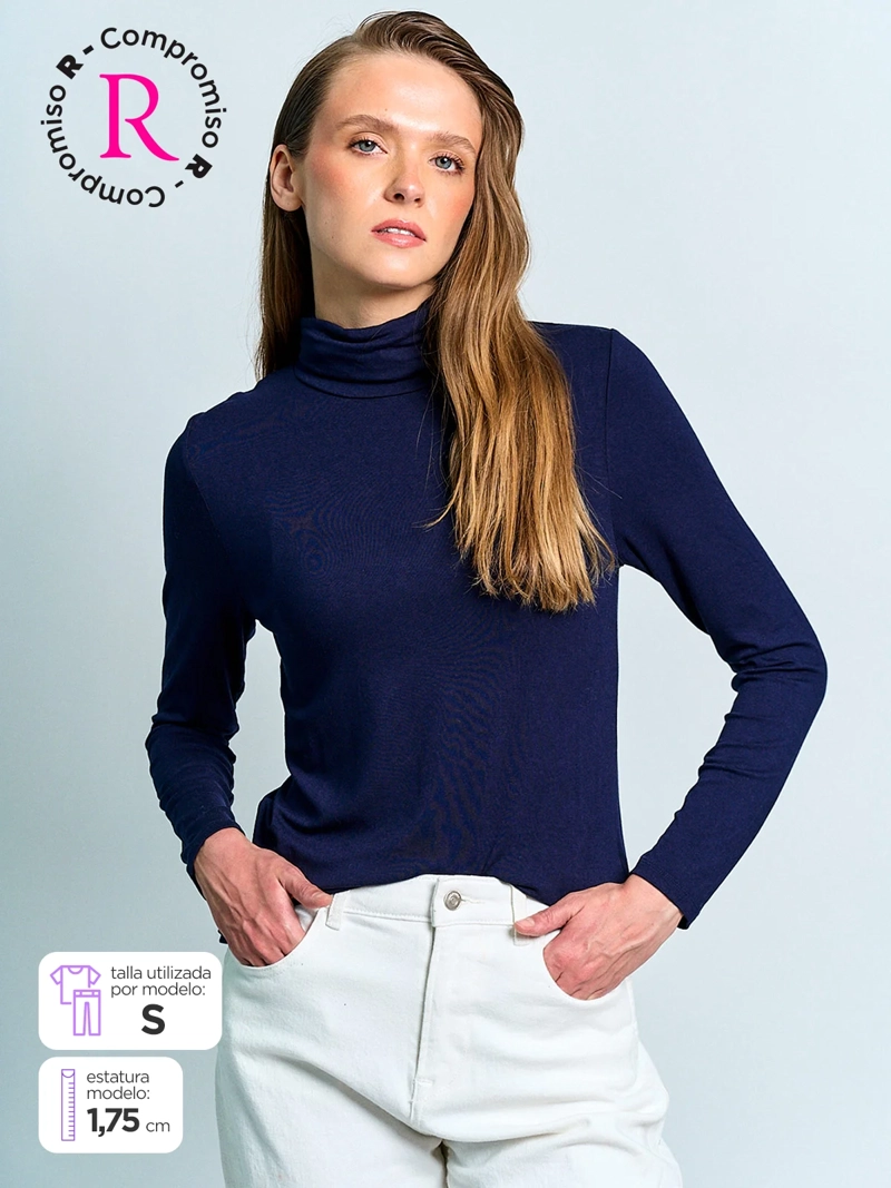 POLERA MUJER MARQUIS CUELLO BEATLE - 1