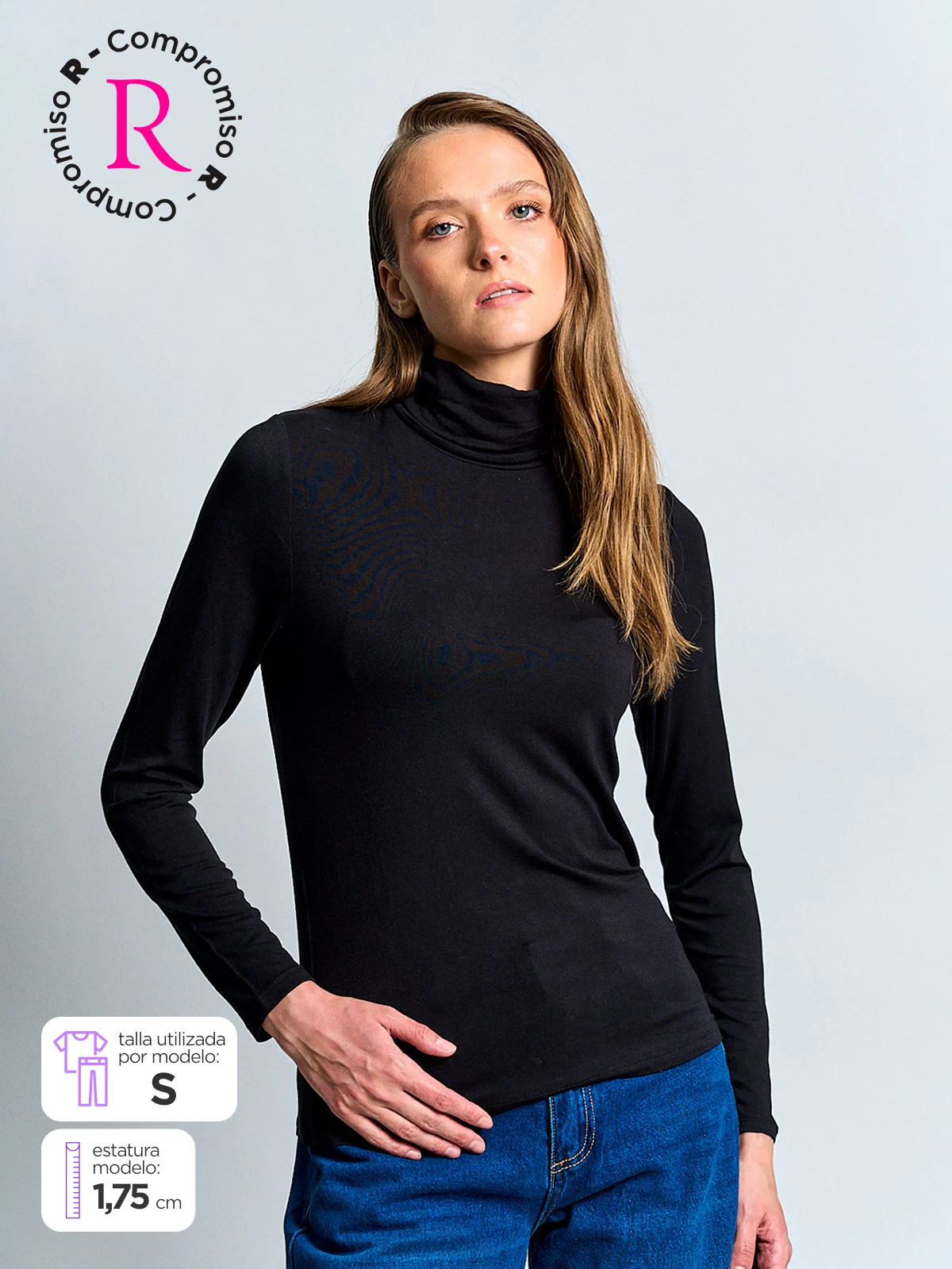 POLERA MUJER MARQUIS CUELLO BEATLE - 1