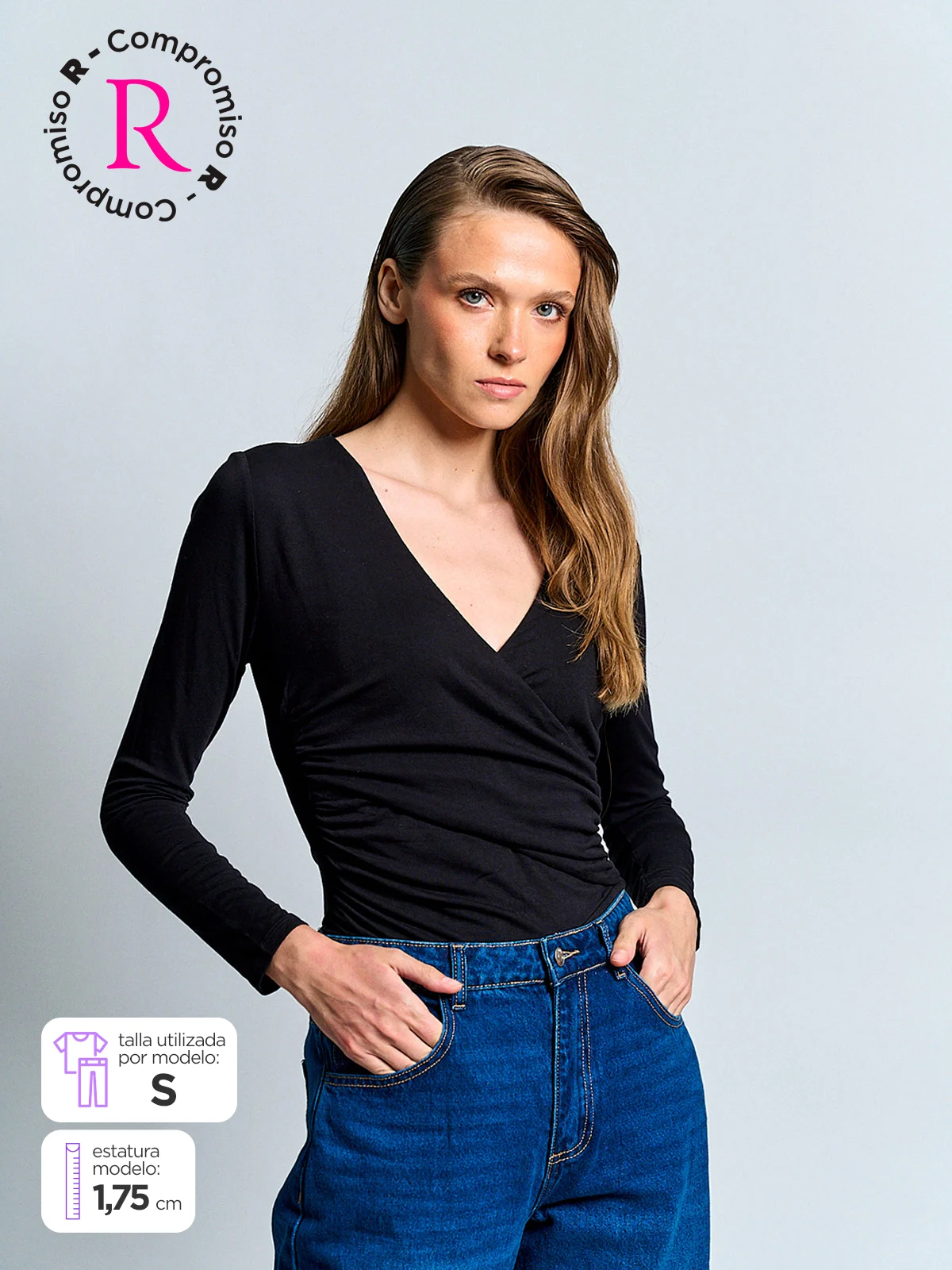 BODY MUJER MARQUIS ESCOTE EN V - 1