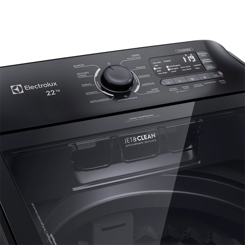 LAVADORA CARGA SUPERIOR ELECTROLUX LS22Y 22KG NEGRO - 5