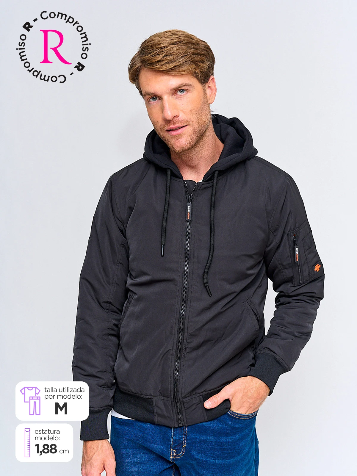 CHAQUETA HOMBRE ROBERT LEWIS BOMBER - 1