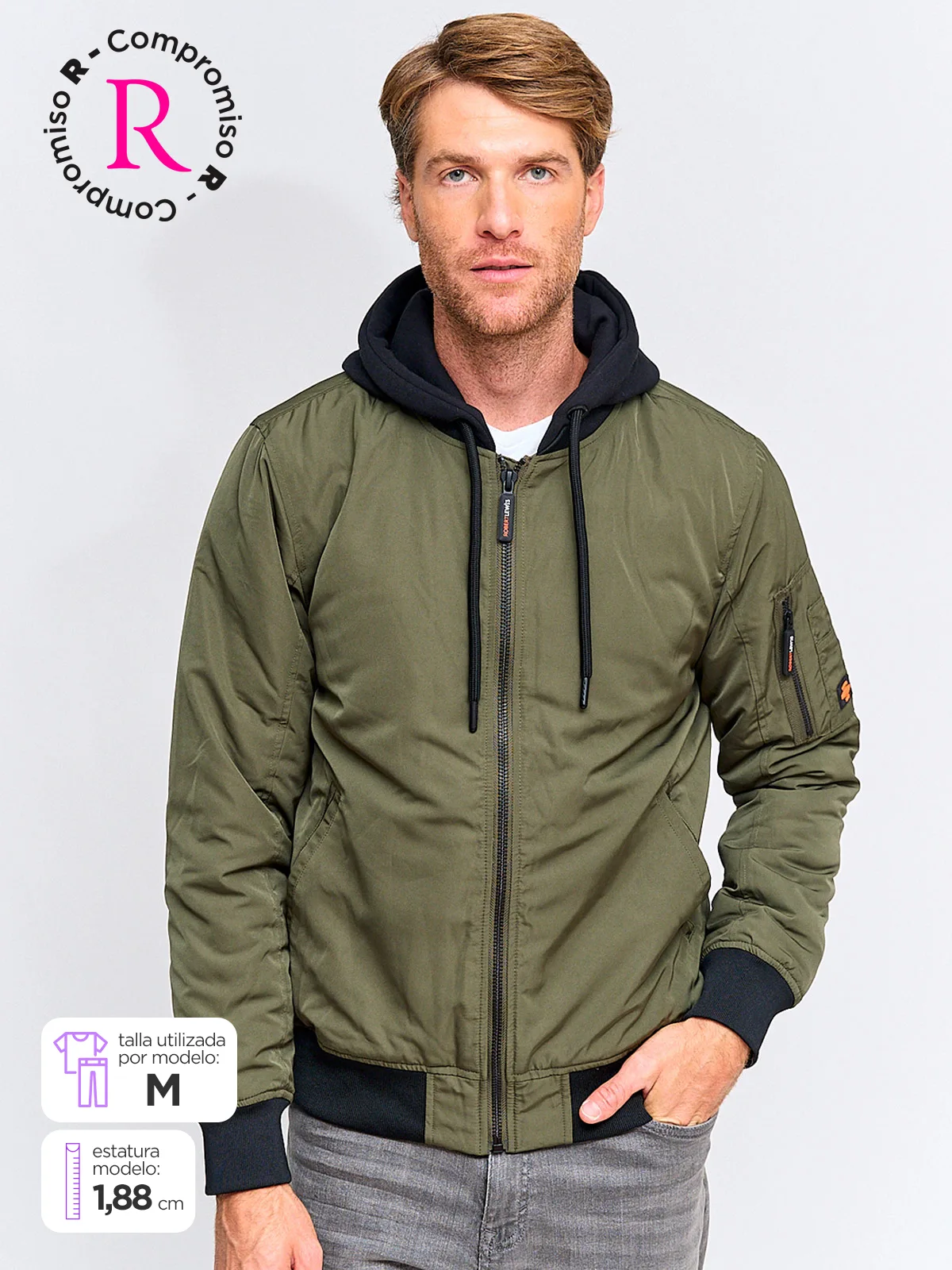 CHAQUETA HOMBRE ROBERT LEWIS BOMBER - 1