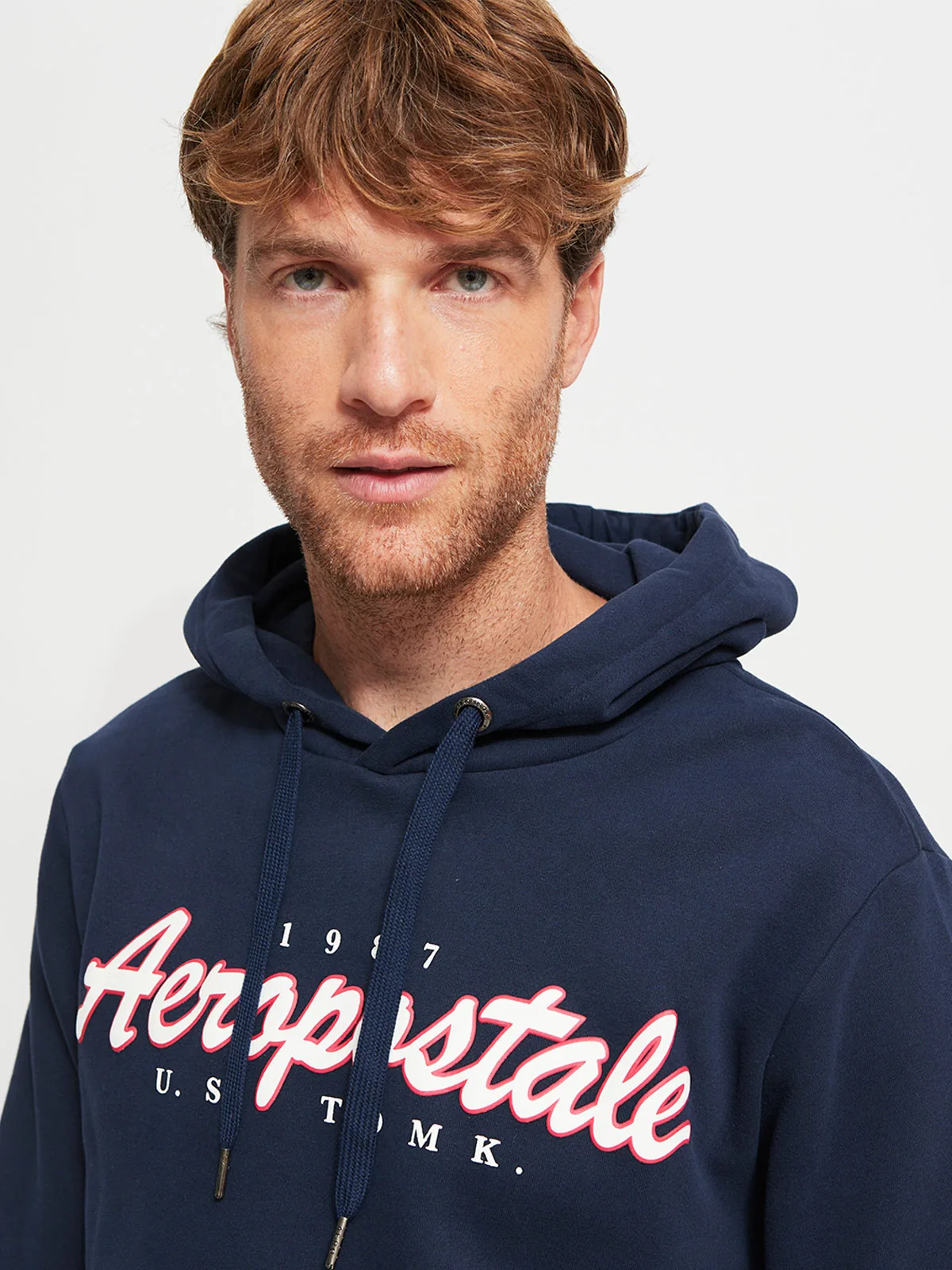 POLERÓN HOMBRE AEROPOSTALE ALGODÓN GORRO ESTAMPADO - 3