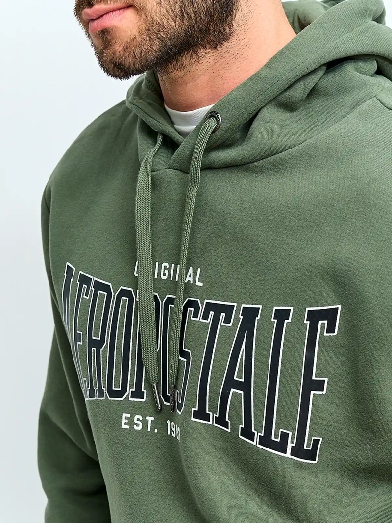 POLERÓN HOMBRE AEROPOSTALE ALGODÓN GORRO ESTAMPADO - 3