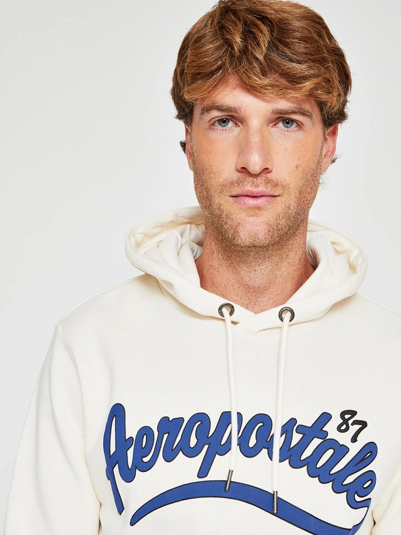 POLERÓN HOMBRE AEROPOSTALE ALGODÓN ESTAMPADO CAPUCHA - 3