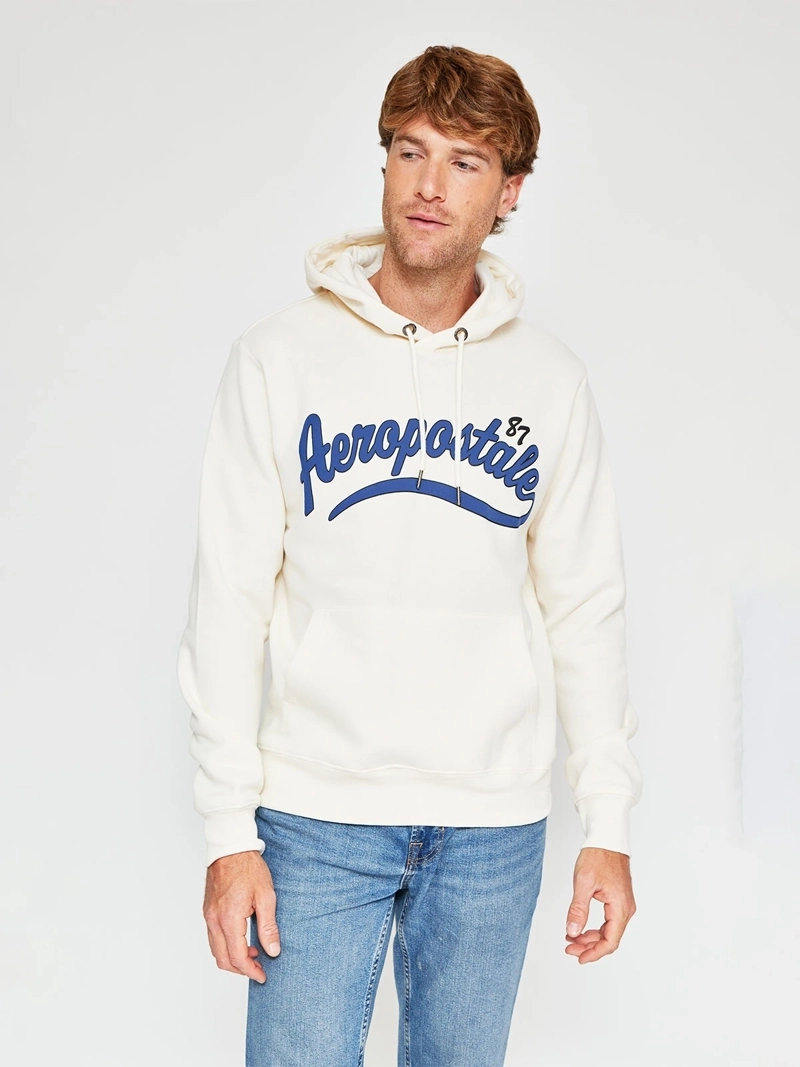POLERÓN HOMBRE AEROPOSTALE ALGODÓN ESTAMPADO CAPUCHA - 1