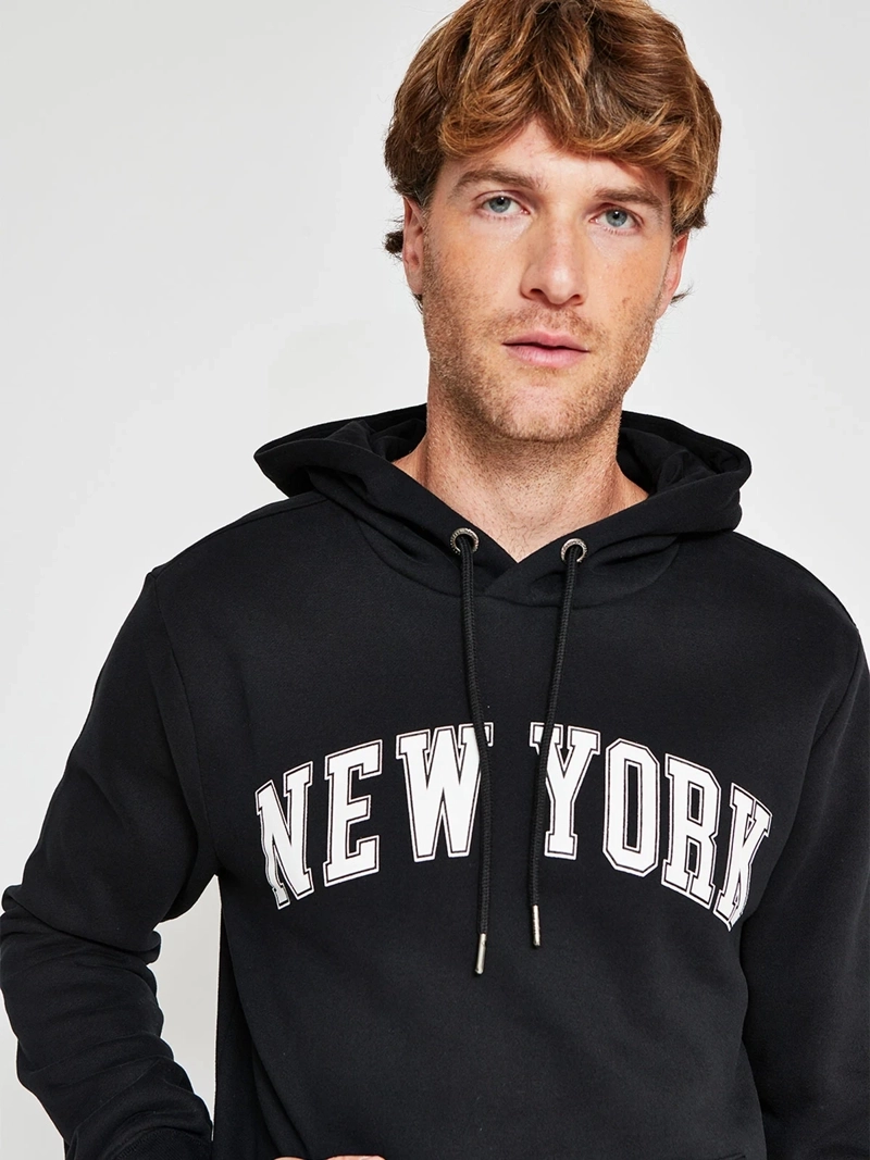 POLERÓN HOMBRE AEROPOSTALE ALGODÓN ESTAMPADO CAPUCHA - 3