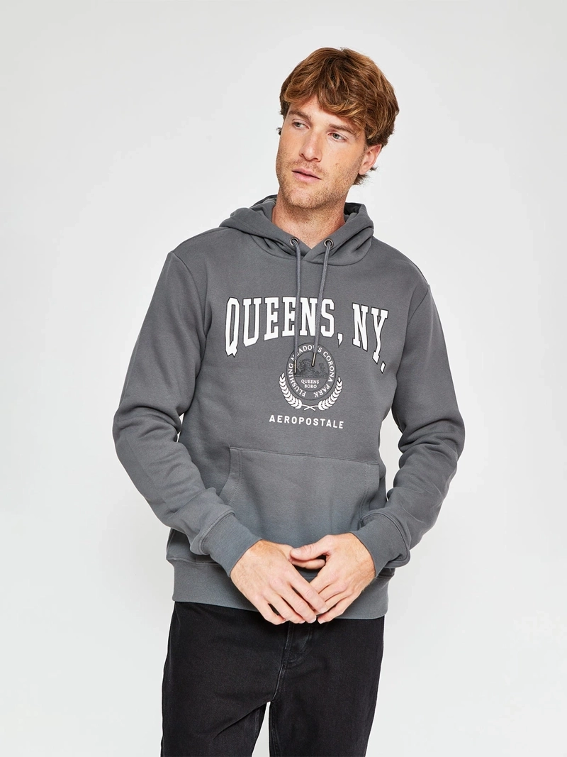 POLERÓN HOMBRE AEROPOSTALE ALGODÓN ESTAMPADO CAPUCHA - 1