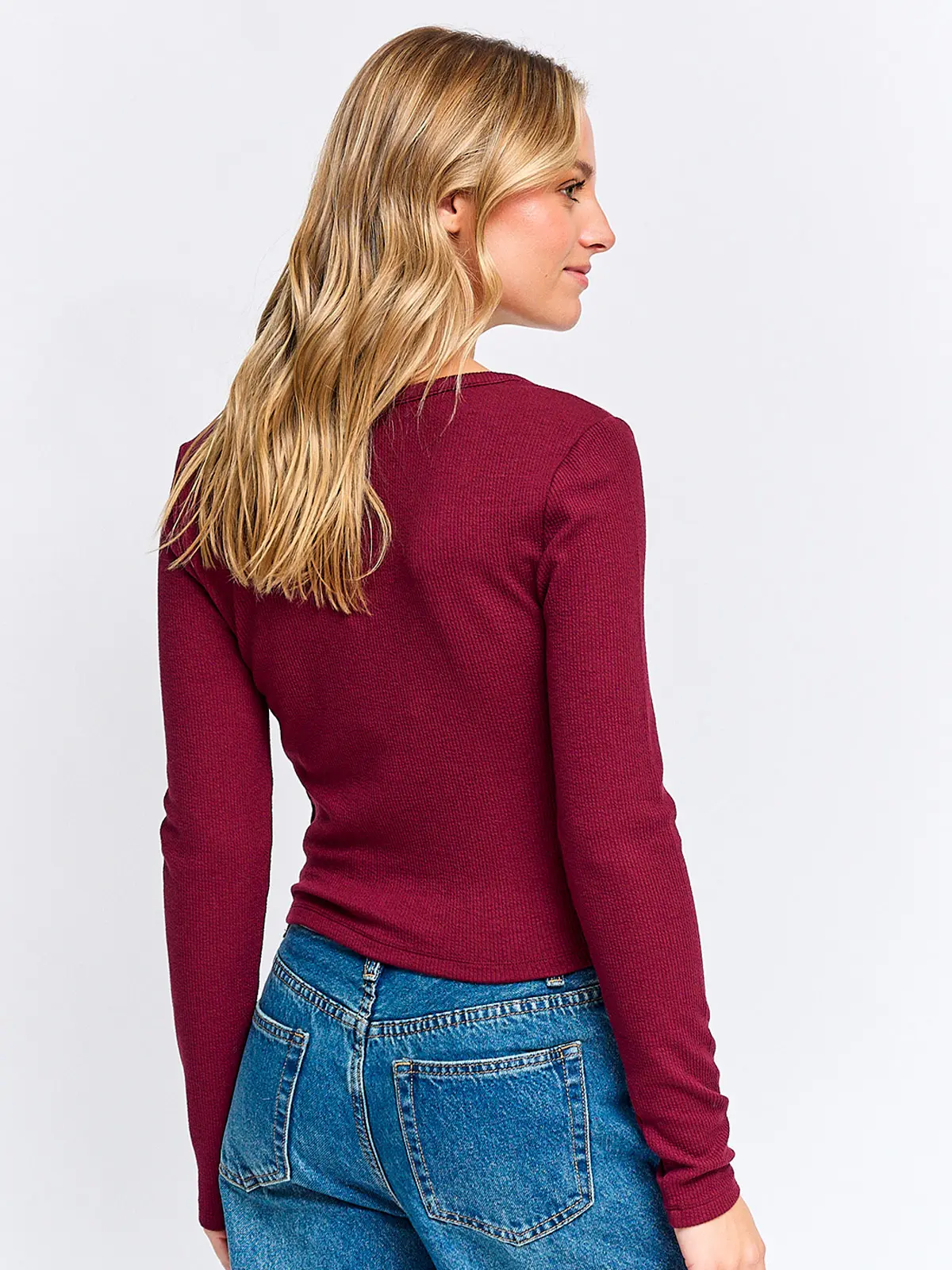 POLERA MUJER INDEX MANGA LARGA BÁSICA - 2