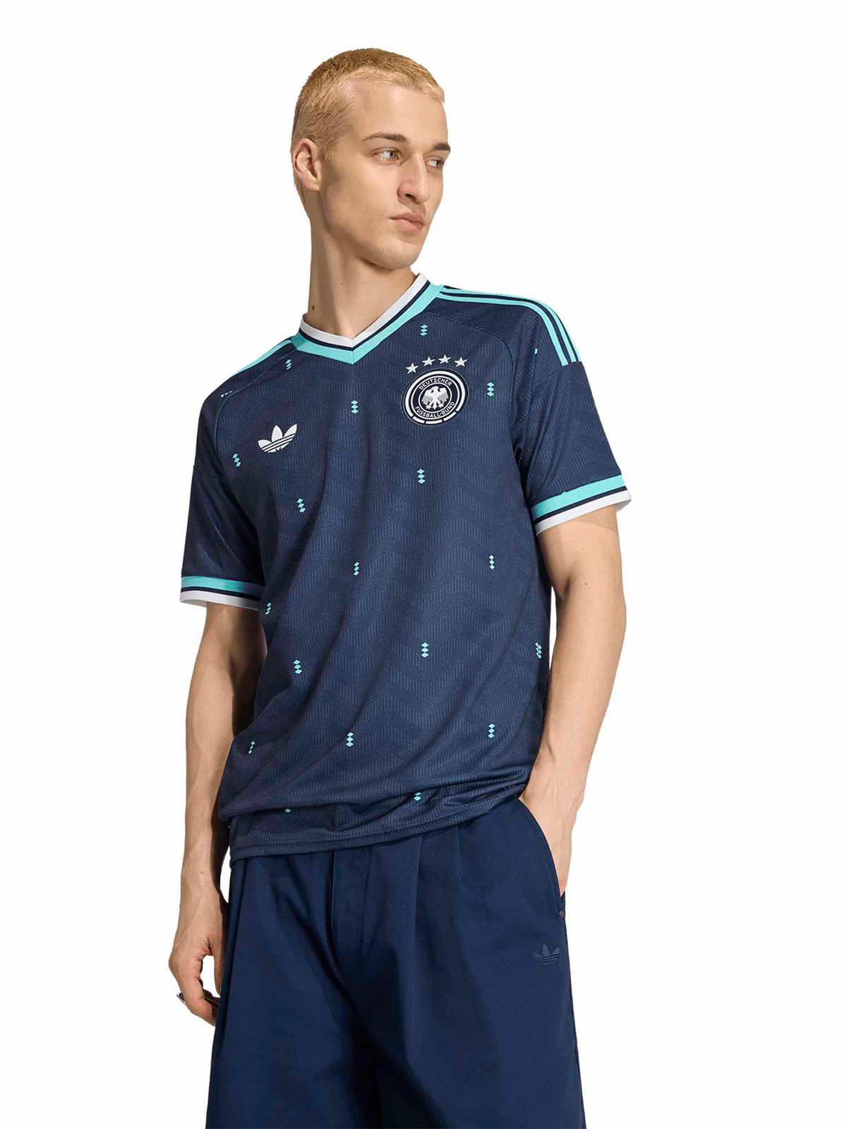 CAMISETA HOMBRE ADIDAS ALEMANIA MANGA CORTA - 1