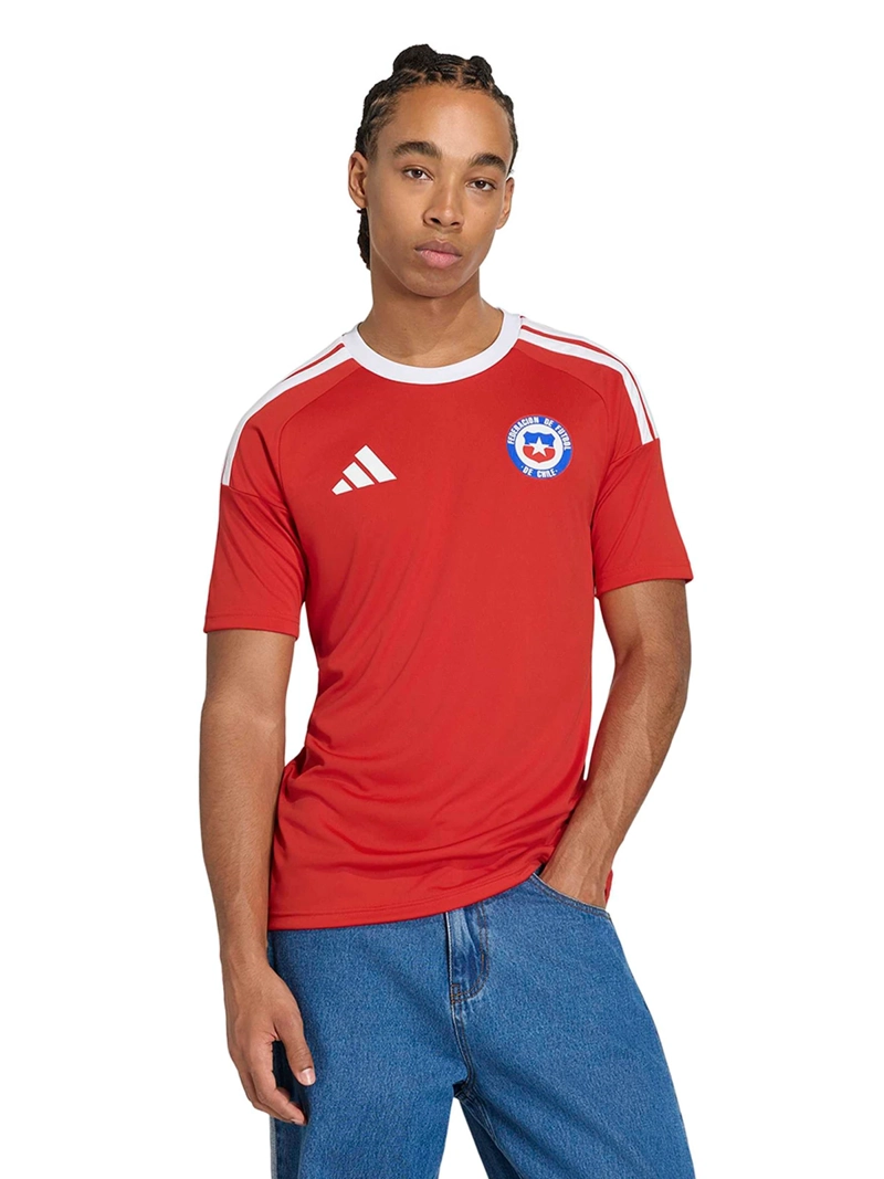 CAMISETA HOMBRE ADIDAS CHILE 26 FAN ROJO - 2