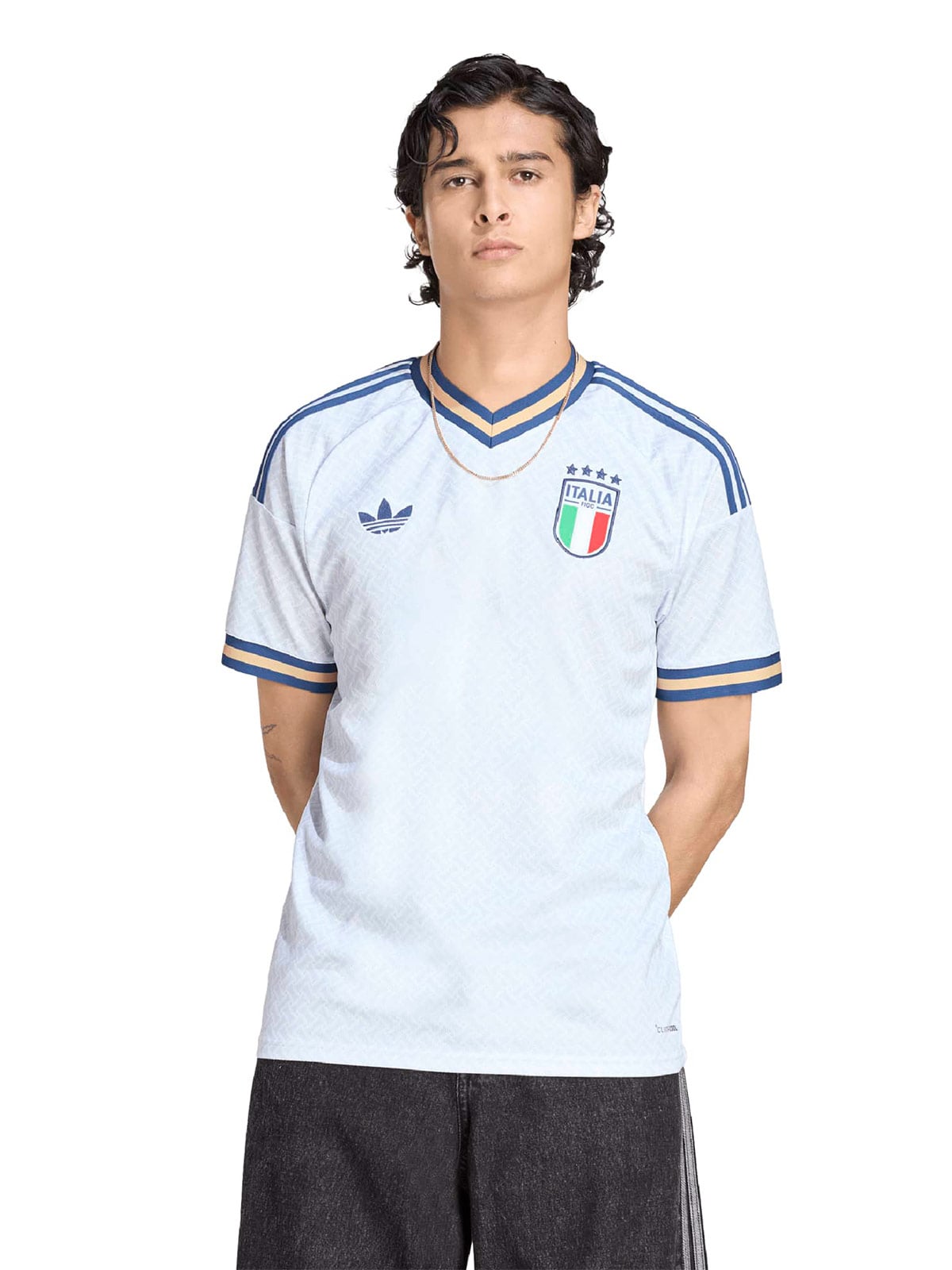 CAMISETA HOMBRE ADIDAS ITALIA VISITA MANGA CORTA - 1