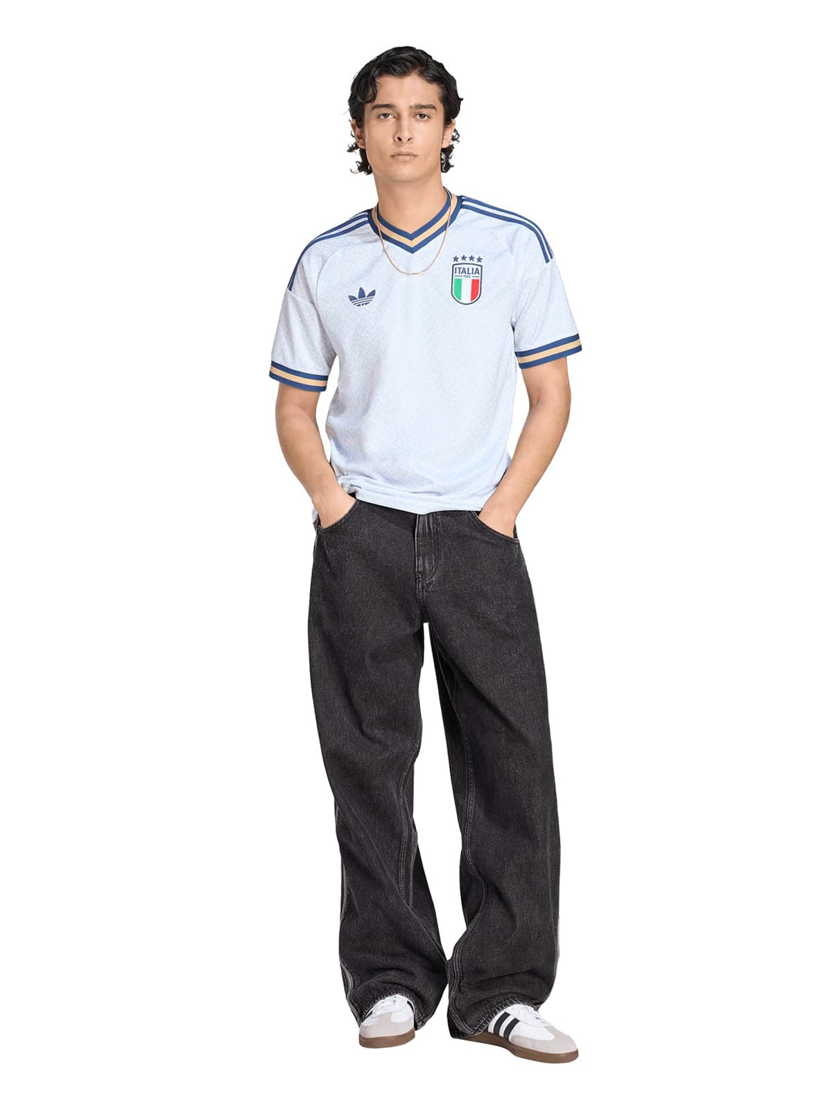 CAMISETA HOMBRE ADIDAS ITALIA VISITA MANGA CORTA - 7