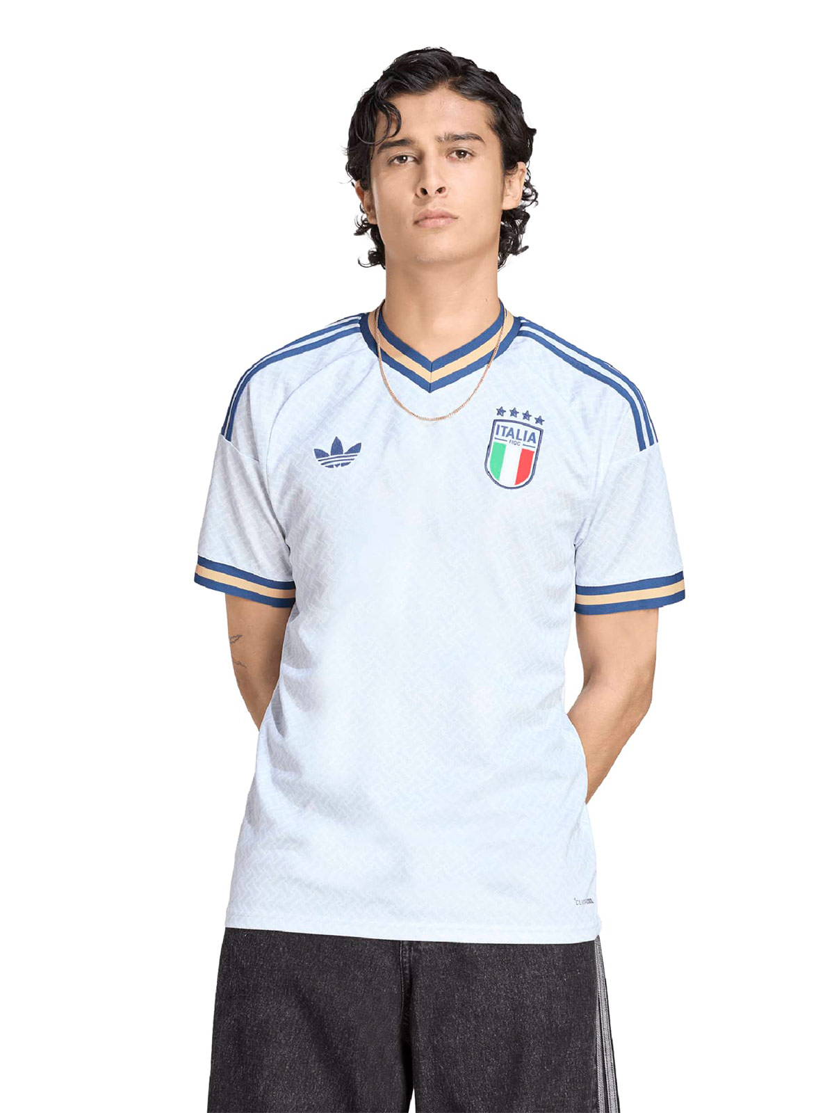 CAMISETA HOMBRE ADIDAS ITALIA VISITA MANGA CORTA - 1