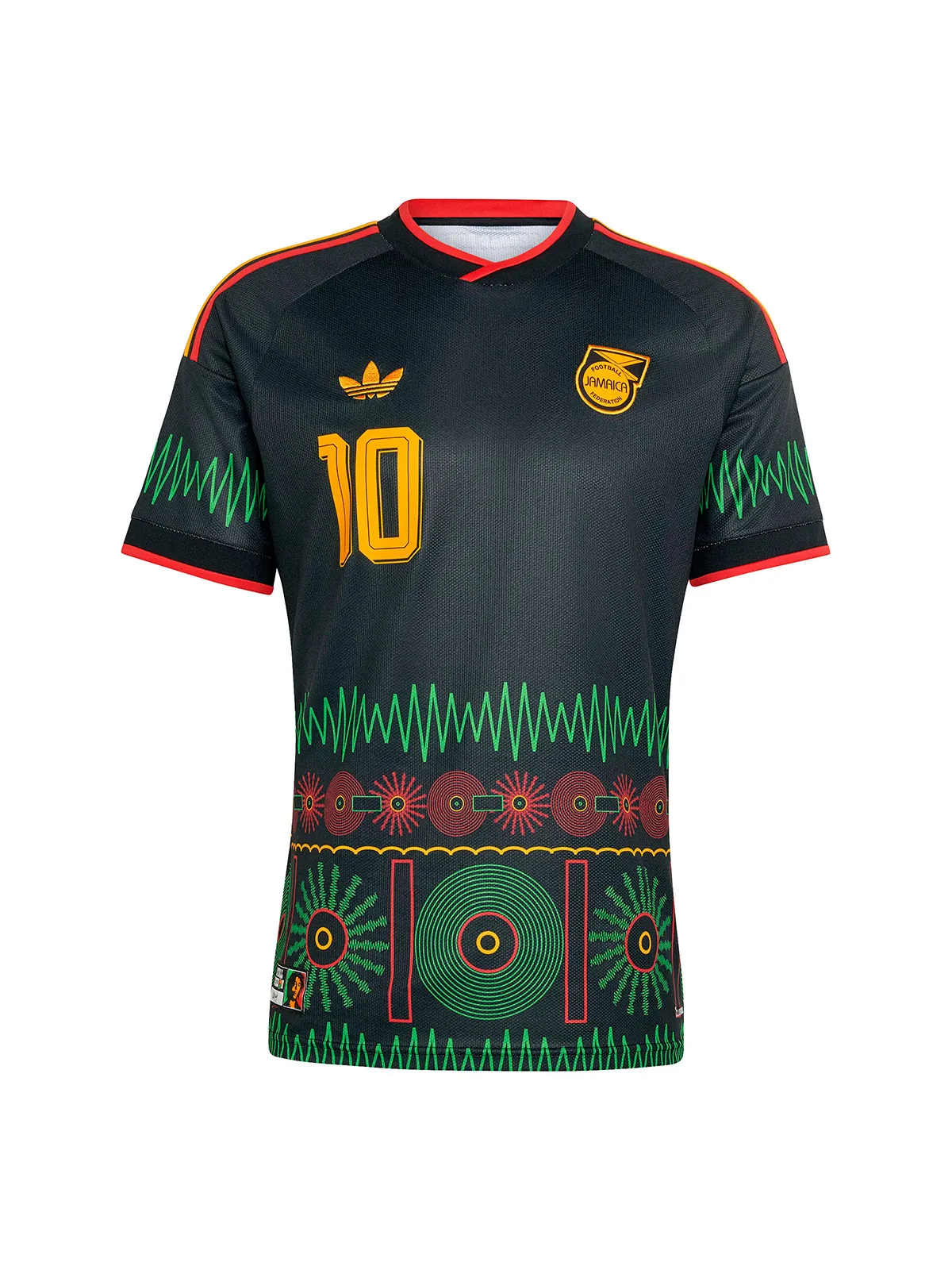 POLERA HOMBRE ADIDAS MANGA CORTA JAMAICA VISITA - 3