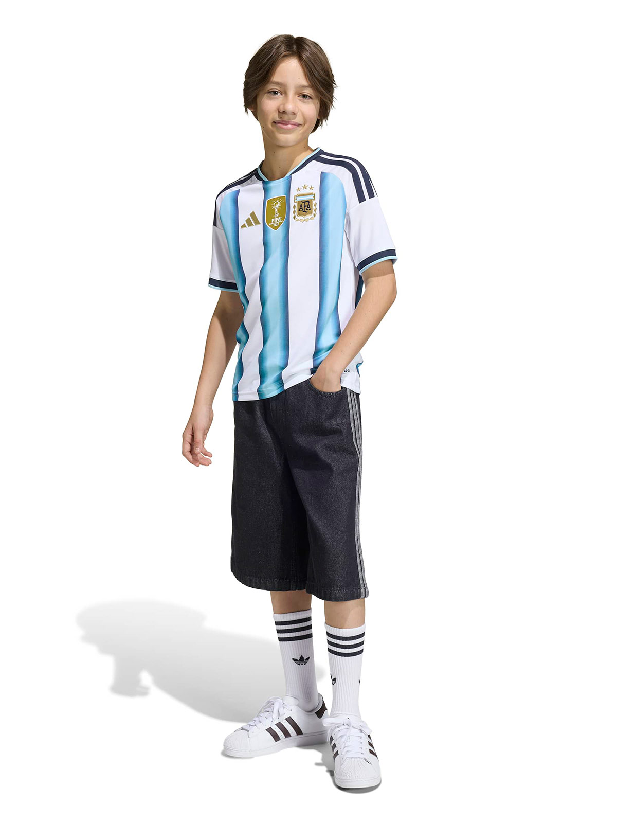 CAMISETA INFANTIL ADIDAS ARGENTINA 26 - 9