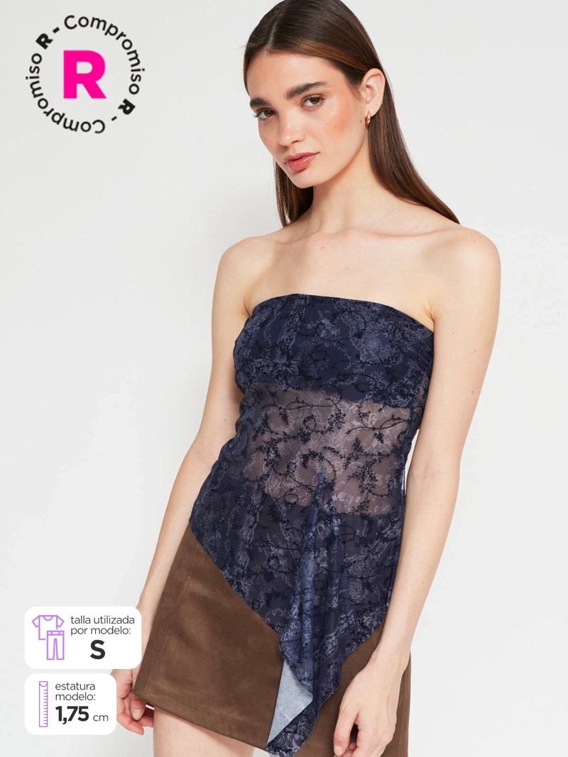 POLERA MUJER INDEX STRAPLESS - 1