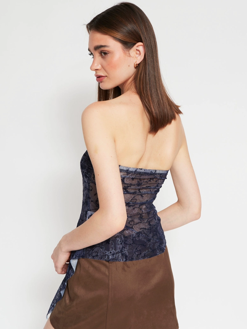 POLERA MUJER INDEX STRAPLESS - 2