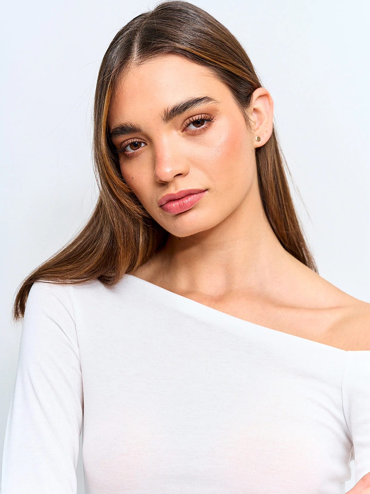 POLERA MUJER INDEX ALGODÓN MANGA LARGA ASIMÉTRICO - 3
