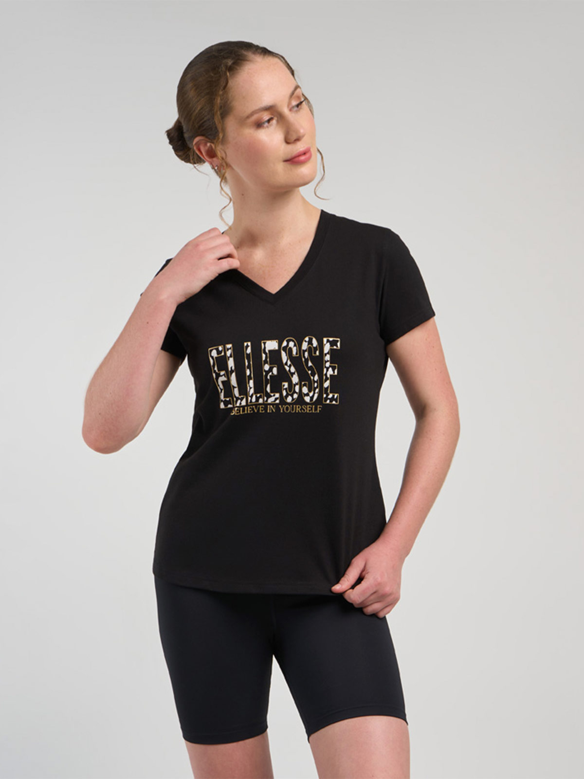 POLERA MUJER ELLESSE AMPARO NEGRO - 1