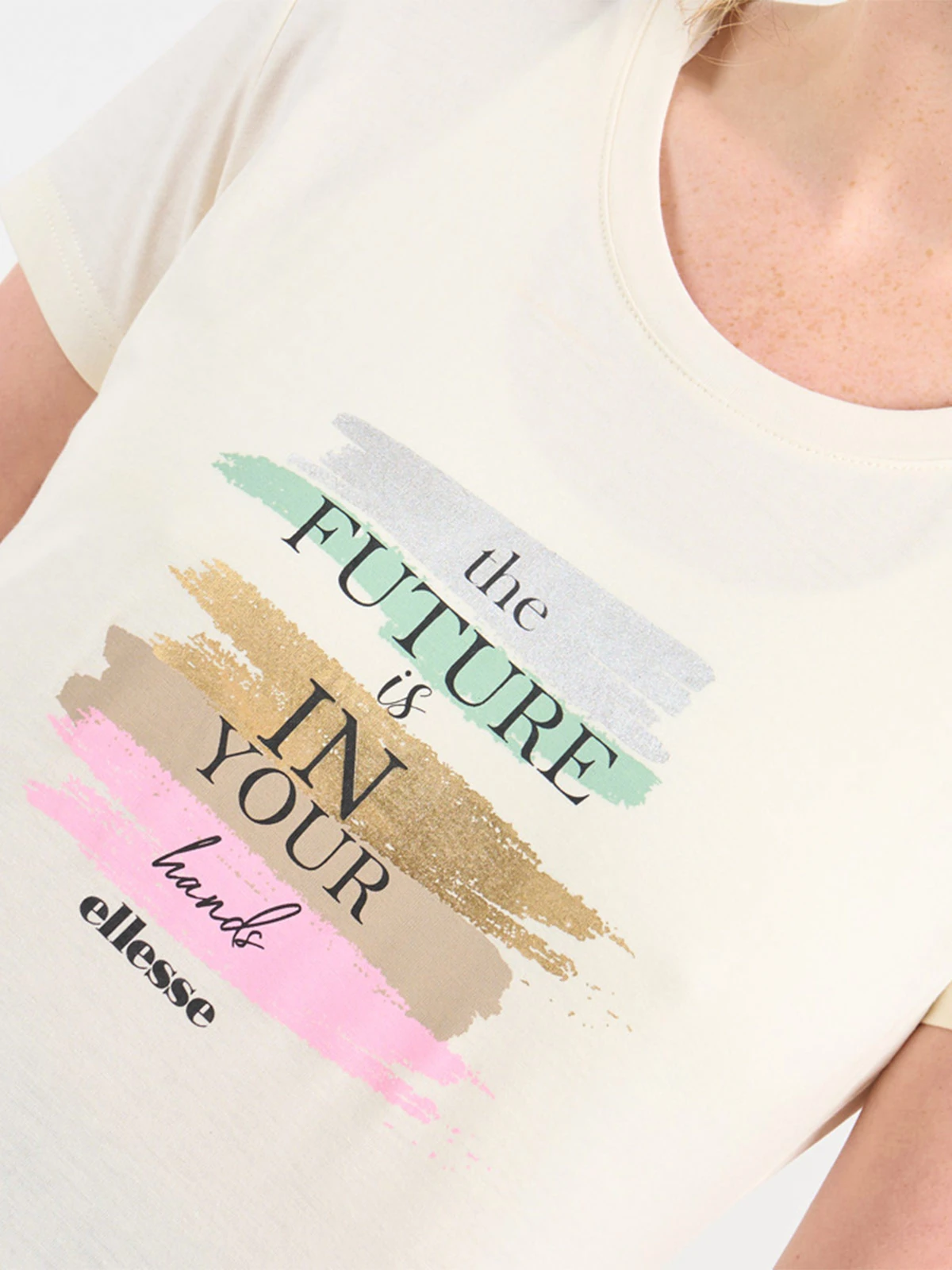 POLERA MUJER ELLESSE ANDREA CREMA - 3